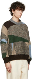 Eckhaus Latta Multicolor Colorblocked Ab-Ex Sweater