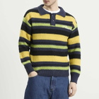 Pleasures Men's Cooper Polo Sweater in Yellow