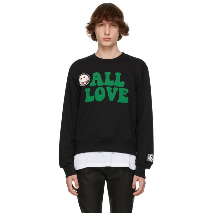 Photo: AMIRI Black A Love Movement Edition All Love Sweatshirt