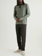 Mr P. - Merino Wool Polo Shirt - Green