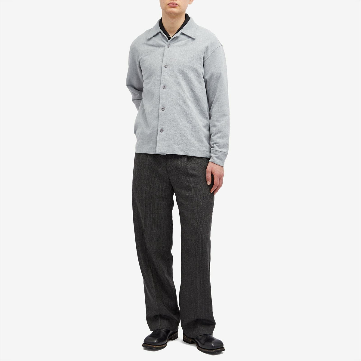 Lady White Co. Men's Francisco Relaxed Overshirt in Pigment Chalk