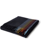 Paul Smith - Fringed Striped Wool and Cashmere-Blend Throw