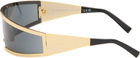 Givenchy Gold Square Sunglasses