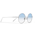 Acne Studios - Scientist Round-Frame Matte-Metal Sunglasses - Blue