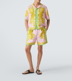 Versace Printed silk shirt