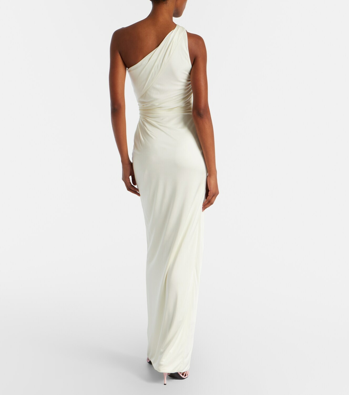Versace Medusa '95 gathered jersey gown