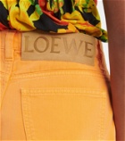 Loewe Paula's Ibiza high-rise denim shorts