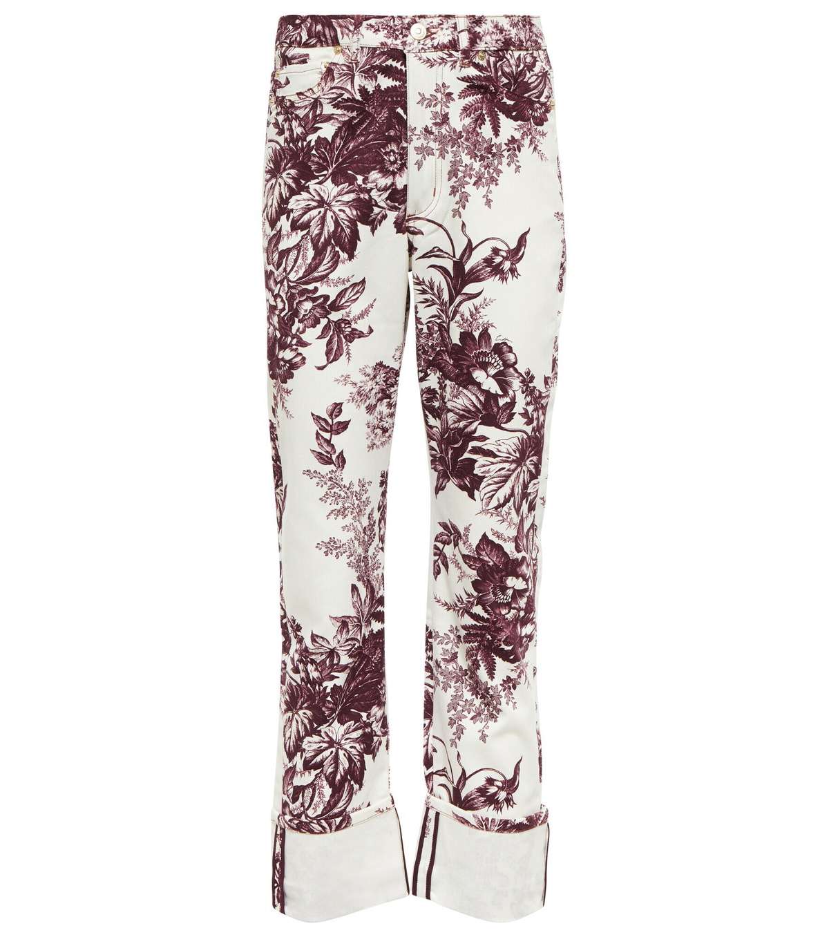 無料配達 Erdem - Erdem jeans straight high-rise Nathaniel パンツ