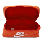 Nike Orange Nylon Shoe Box Bag