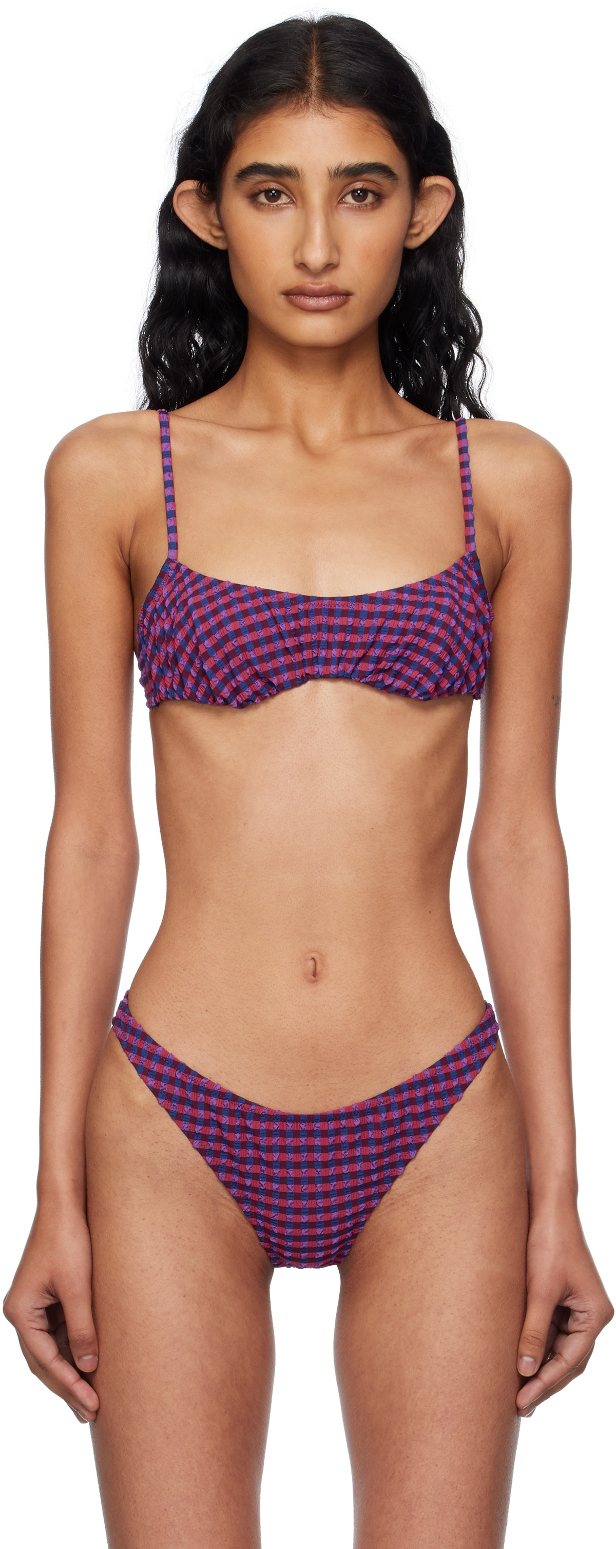 Fruity Booty Red Radicchio Bikini Top