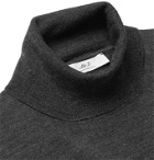 Mr P. - Slim-Fit Merino Wool Rollneck Sweater - Gray