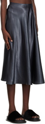 Max Mara Leisure Gray Coimbra Midi Skirt