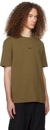 BOSS Khaki Bonded T-Shirt