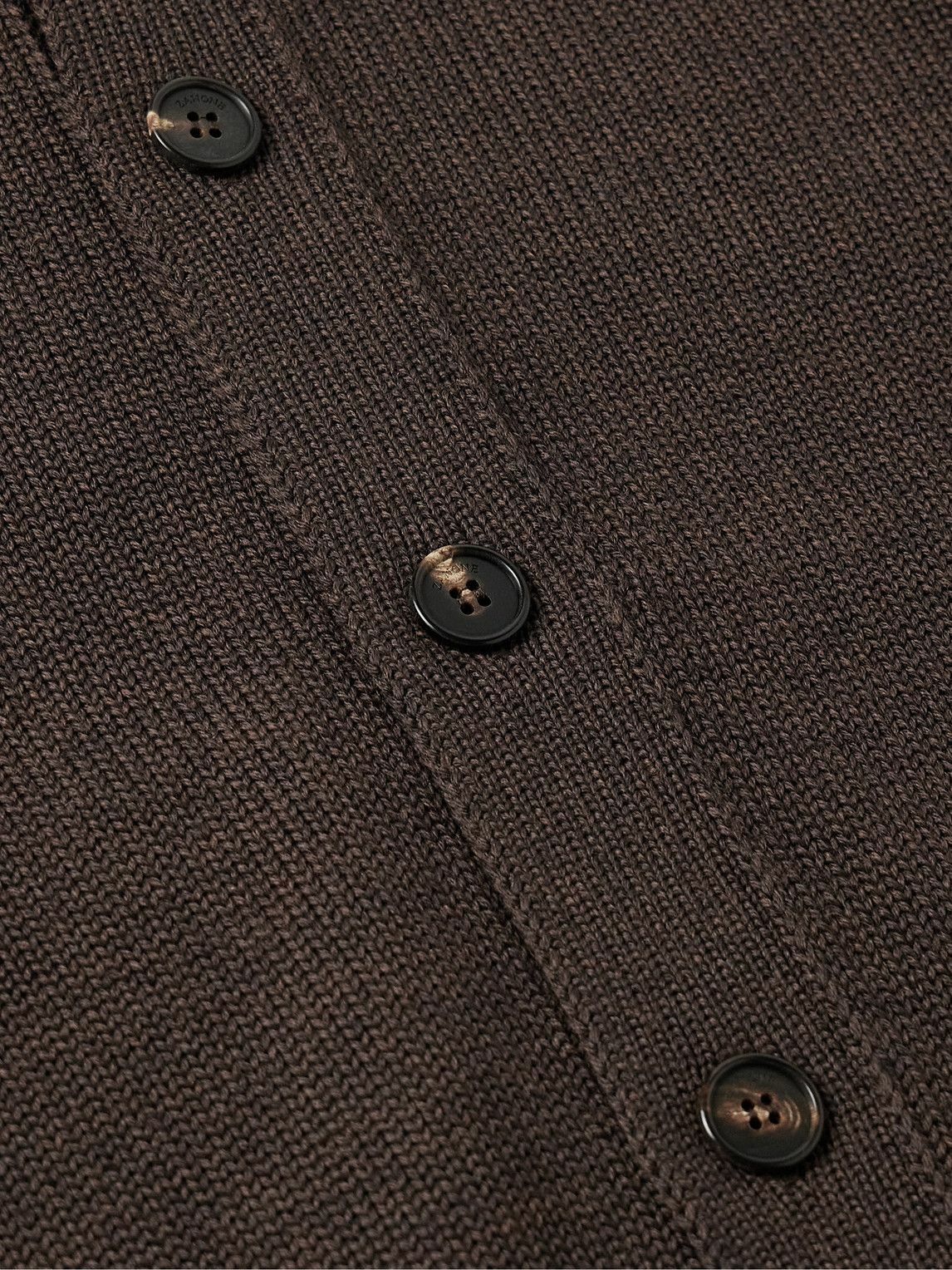Incotex - Zanone Virgin Wool Cardigan - Brown
