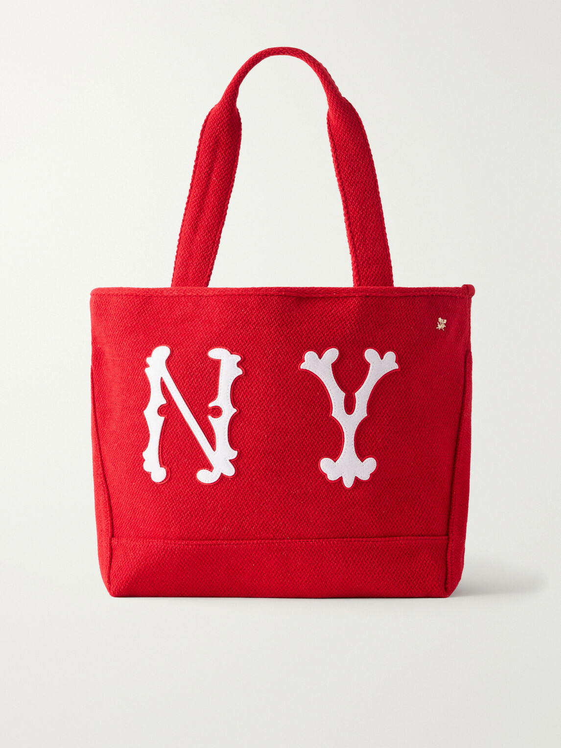 Aimé Leon Dore - NY Highlanders Logo-Appliquéd Canvas Tote - Red