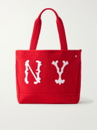 Aimé Leon Dore - NY Highlanders Logo-Appliquéd Canvas Tote - Red