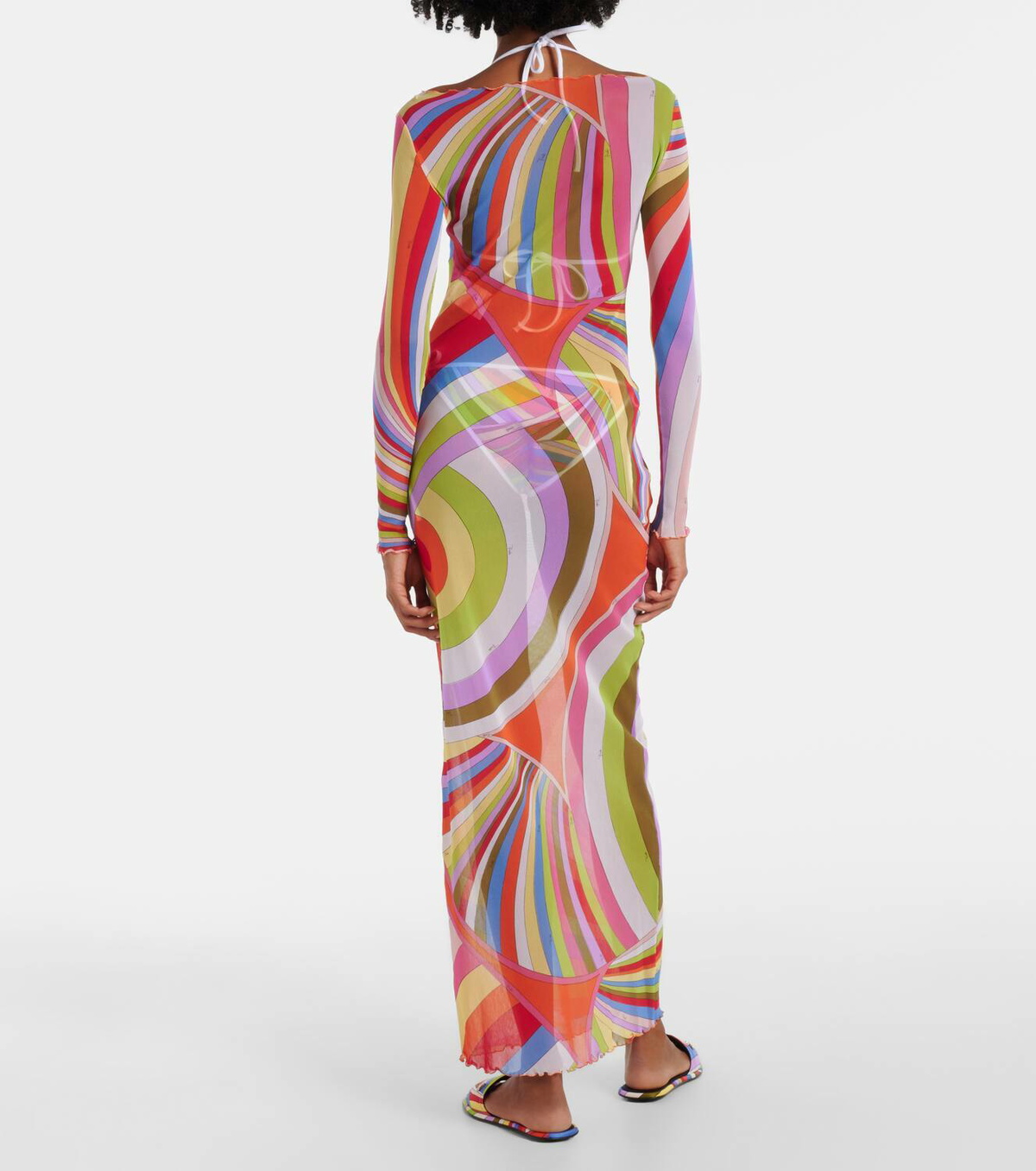 knee length dresses for ladies Vivara-Print Dress – PUCCI Online Store main image 1