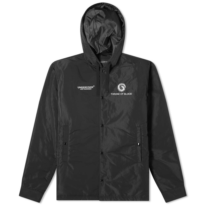 Photo: Undercover Hooded Back Print Jacket