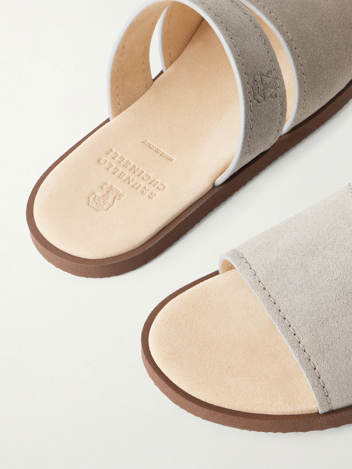 Brunello Cucinelli - Suede Sandals - Brown