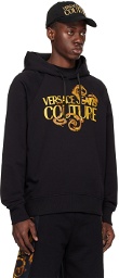 Versace Jeans Couture Black Baroque Hoodie