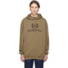 Balenciaga Tan BB Hoodie