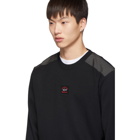 LQQK Studio for Paul and Shark Black Patch Sweater