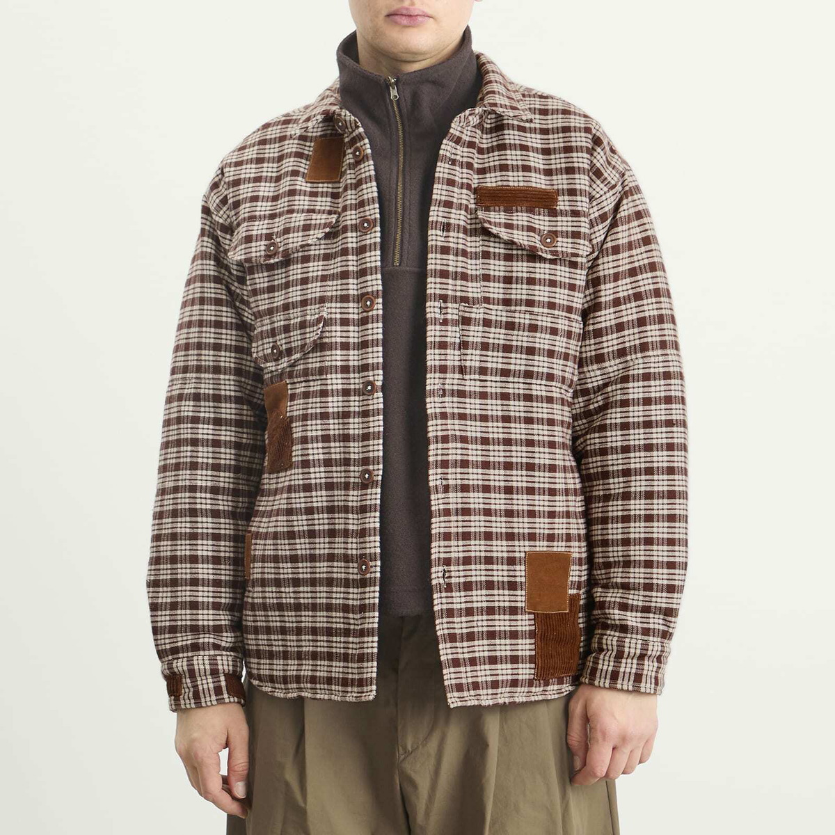 Story mfg. Men's Harvest Padded Overshirt in Scarecrow Puffy