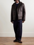 A.P.C. - Finn Faux Shearling Coat - Brown