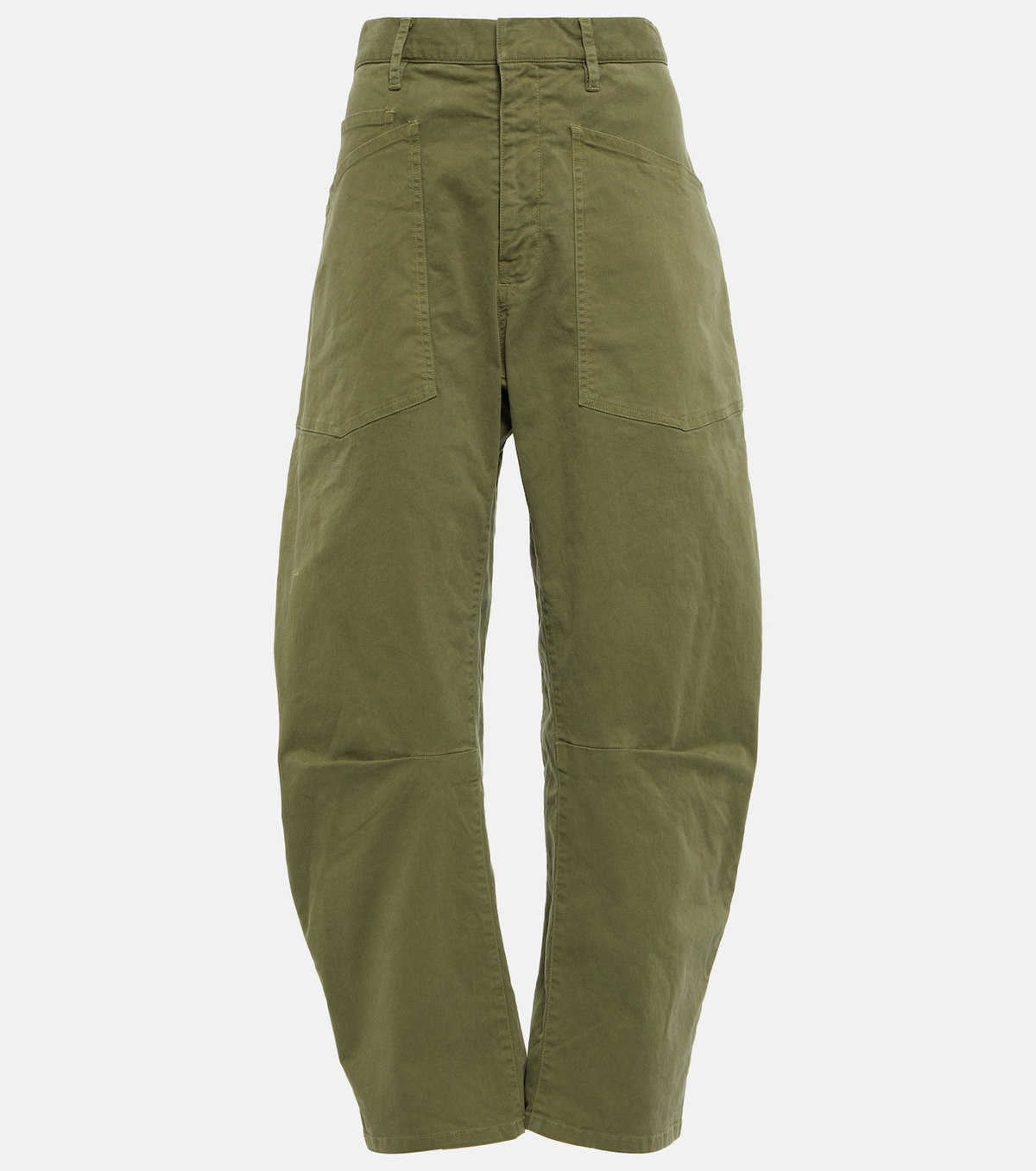 Nili Lotan Shon tapered cotton twill pants Nili Lotan