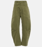 Nili Lotan Shon tapered cotton twill pants