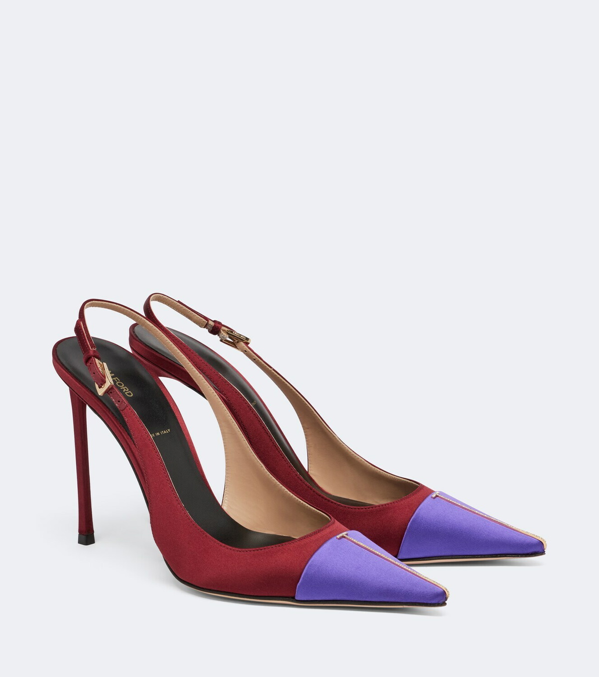 Tom Ford Satin slingback pumps