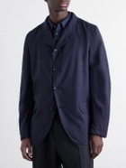 COMME DES GARÇONS SHIRT - Herringbone Shell Blazer - Blue