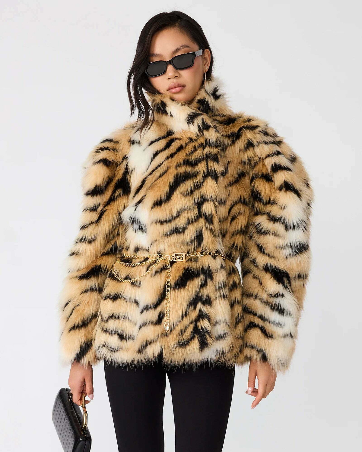 Steve Madden Alexx Coat Dresses in Black