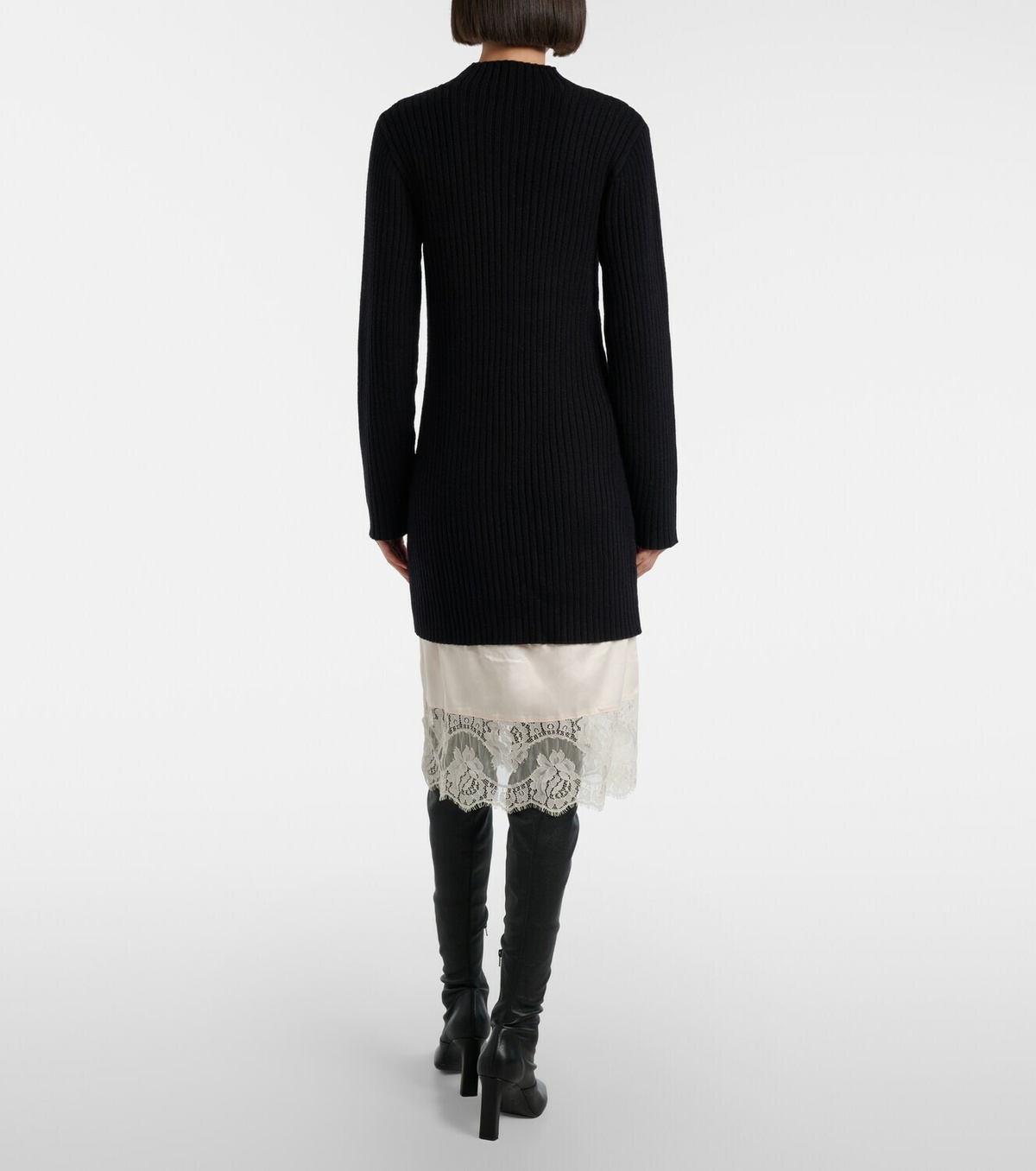 Staud Willow wool-blend sweater dress