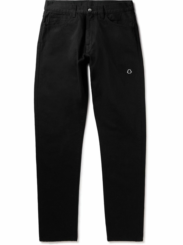 Photo: Moncler Genius - 7 Moncler FRGMT Hiroshi Fujiwara Straight-Leg Cotton Trousers - Black