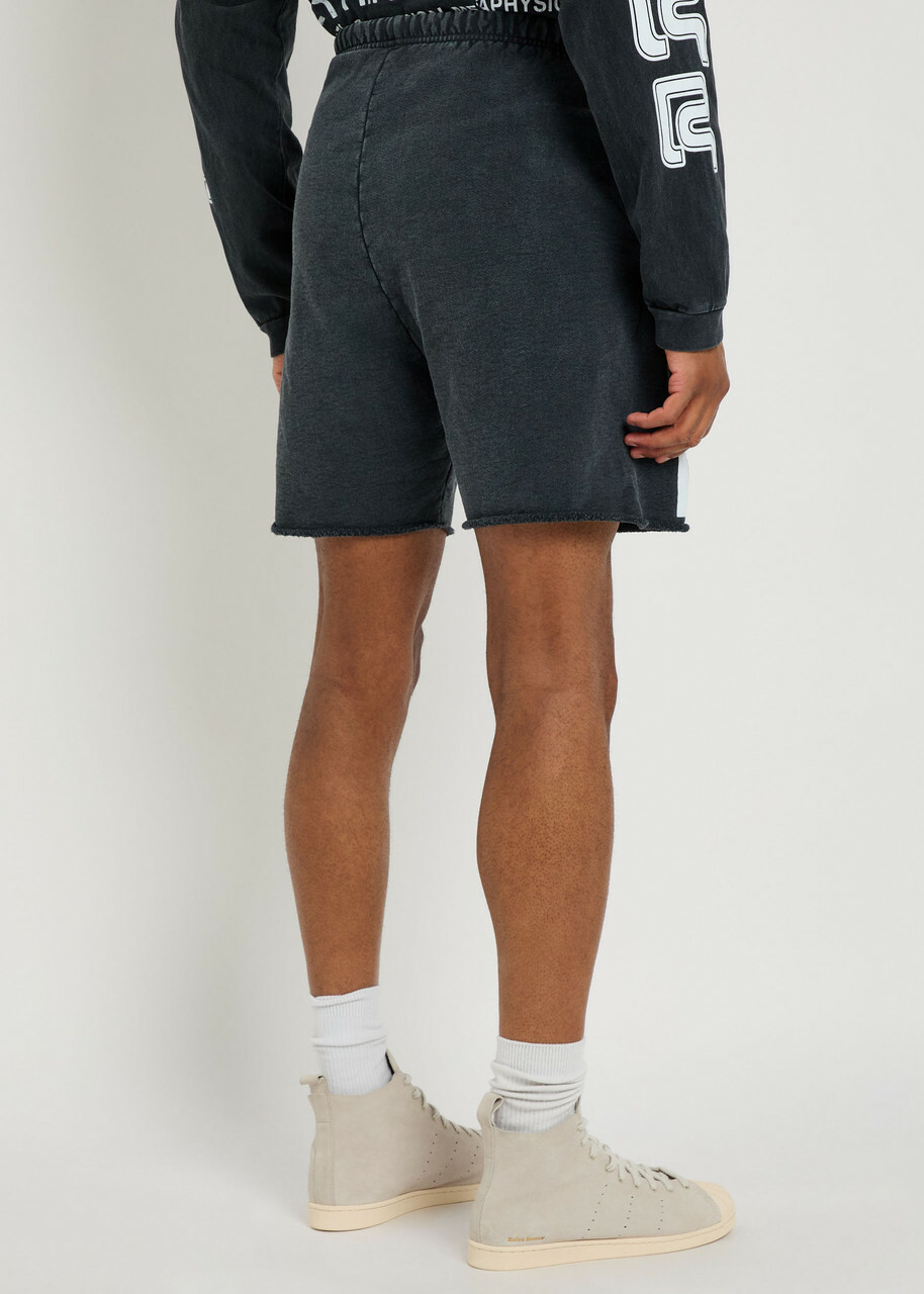 Rivington Roi Rebis Radical Printed Cotton Shorts Black