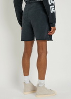 Rivington Roi Rebis Radical Printed Cotton Shorts Black