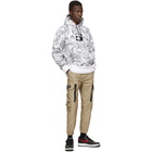 AAPE by A Bathing Ape Grey and White Camouflage Hoodie