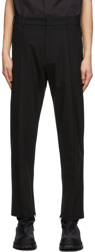 Photo: 424 Black Wool Trousers