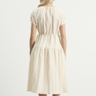 DUNST Women's Midi Dress in Light Beige