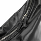 MARGE SHERWOOD Women's Belted Hobo Shoulder Bag - Medium in Black Glossy Plain 