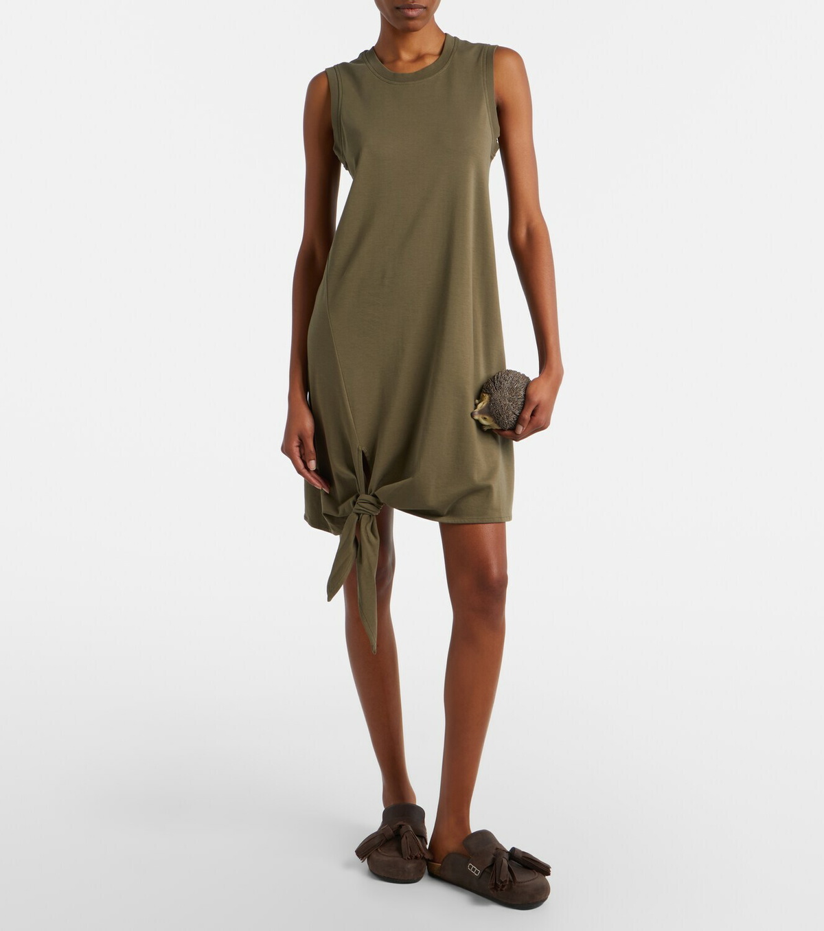 JW Anderson Cotton jersey midi dress