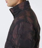 Aztech Mountain Nuke printed hooded down ski jacket