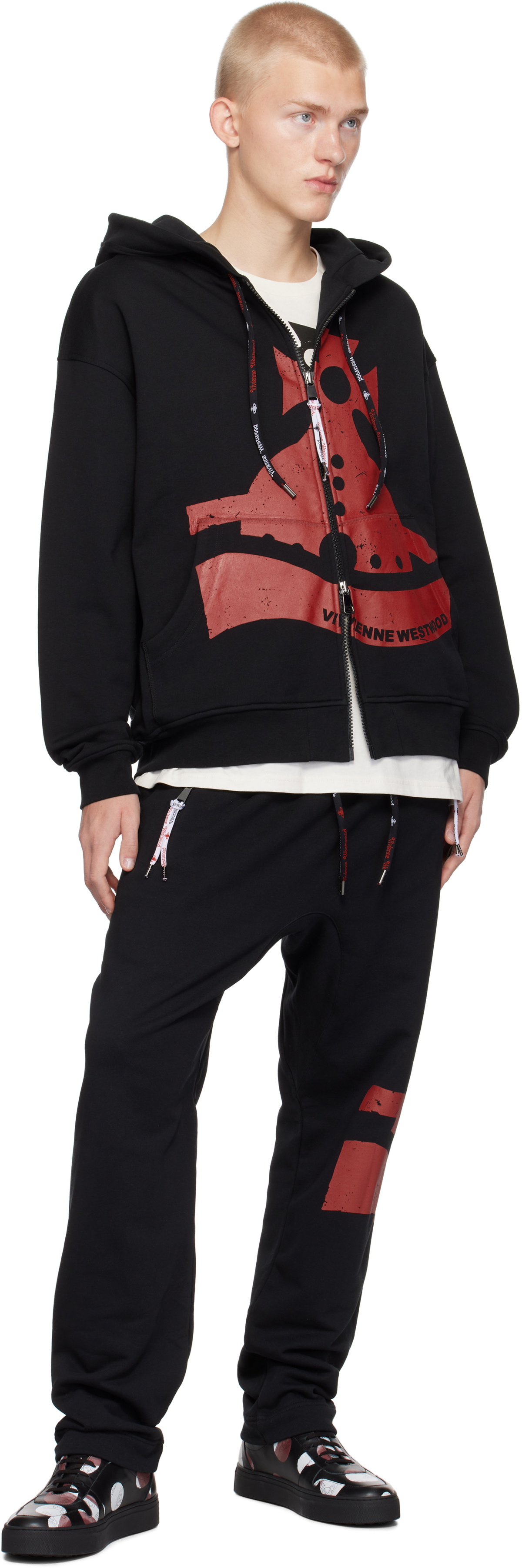 【ヴィヴィアン・ウエストウッド】Sunken Orb ジップフーディ Vivienne Westwood SUNKEN ORB ZIP HOODIE | REVERSIBLE