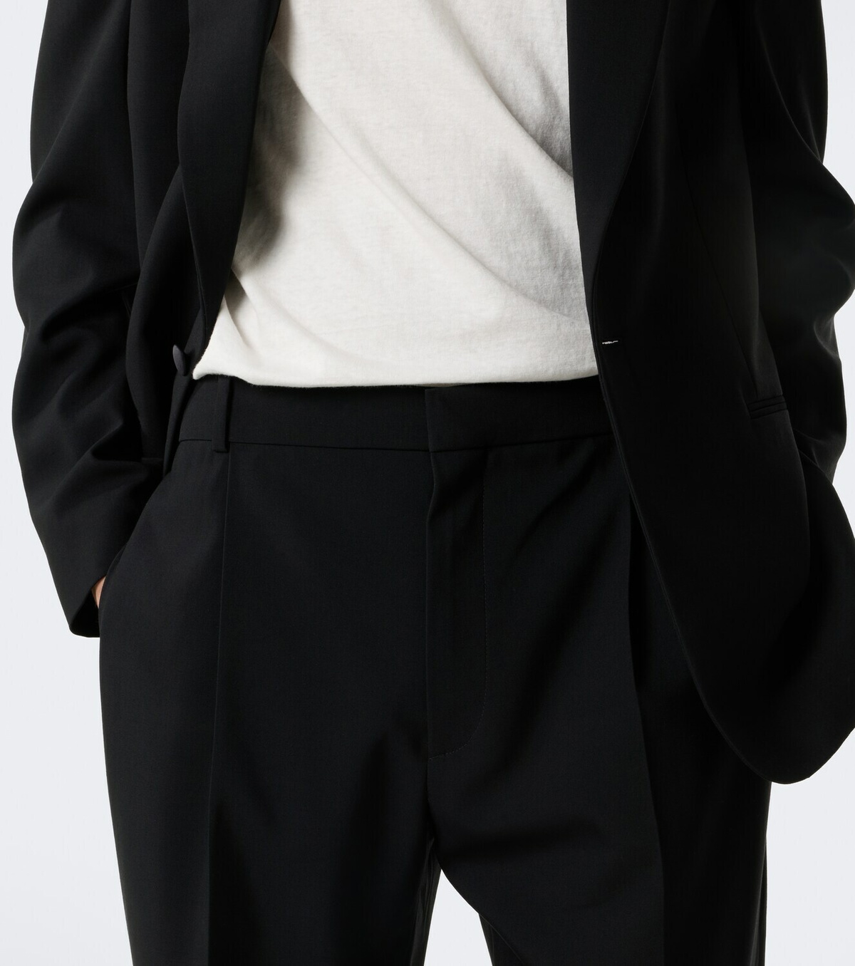 The Row Salma wool straight pants
