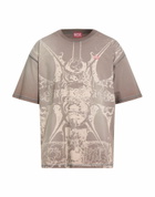 Diesel Mens T-shirt Light brown