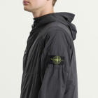 Stone Island Men's Ultralight Nylon Stretch-TC Hooded Jacket in Black