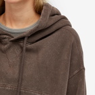 R13 Women's Balloon Popover Hoodie in Brown