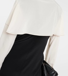 Victoria Beckham Bow-detail silk crêpe de chine blouse