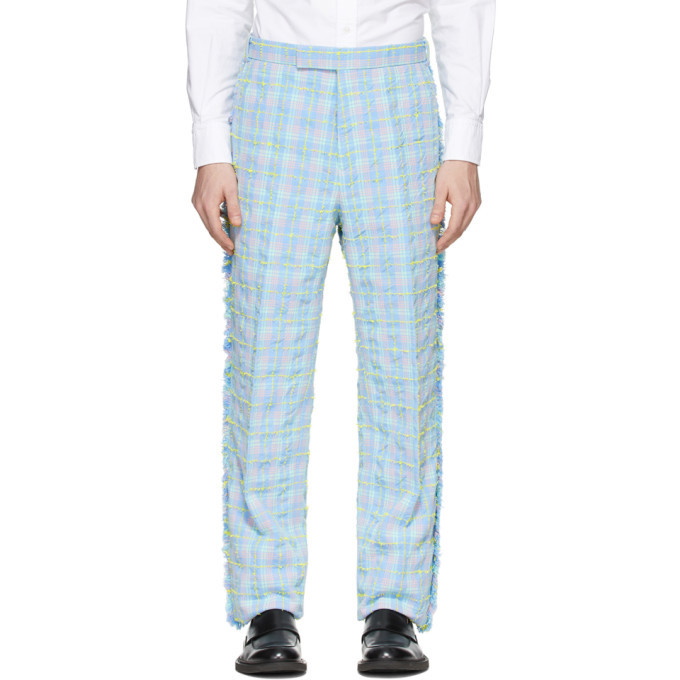 Photo: Thom Browne Multicolor Tweed Frayed Trousers